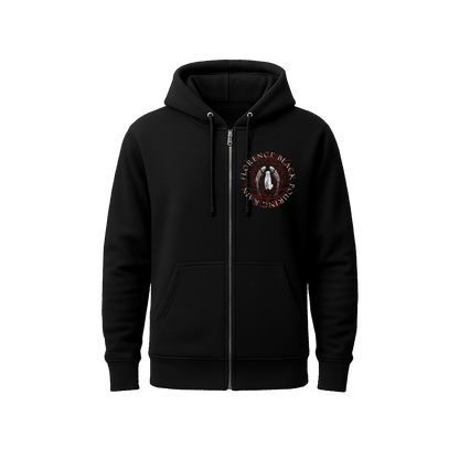 Pouring Rain Circle Print Hoodie