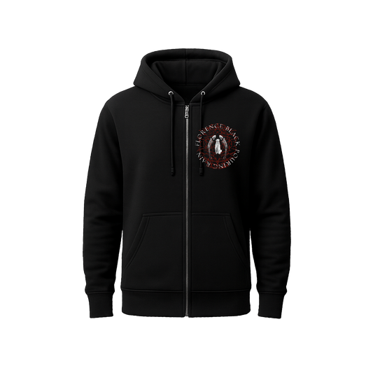 Pouring Rain Circle Print Hoodie