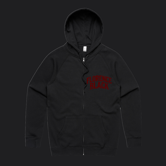 Coloured In Zipped Hoody