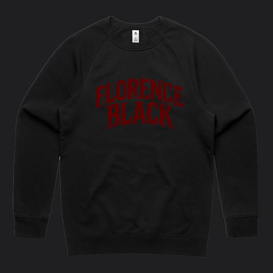 Red Logo Crew Neck Sweatshirt