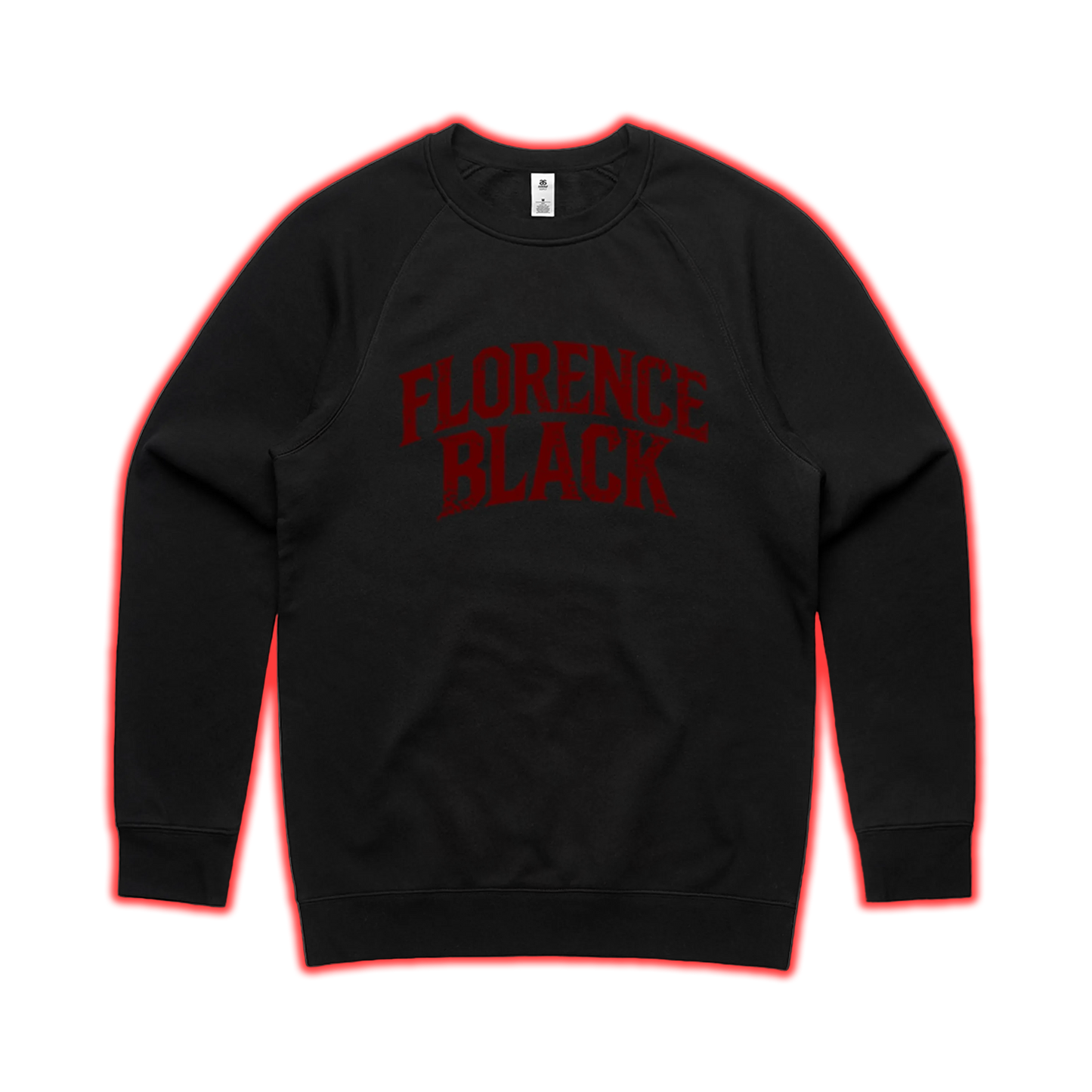 Red Logo Crew Neck Sweatshirt
