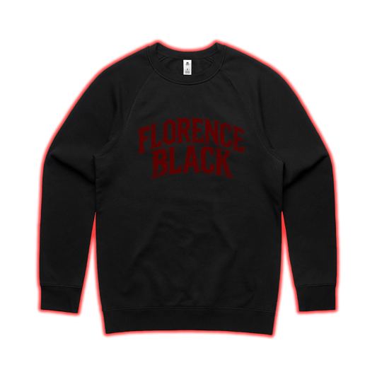 Red Logo Crew Neck Sweatshirt