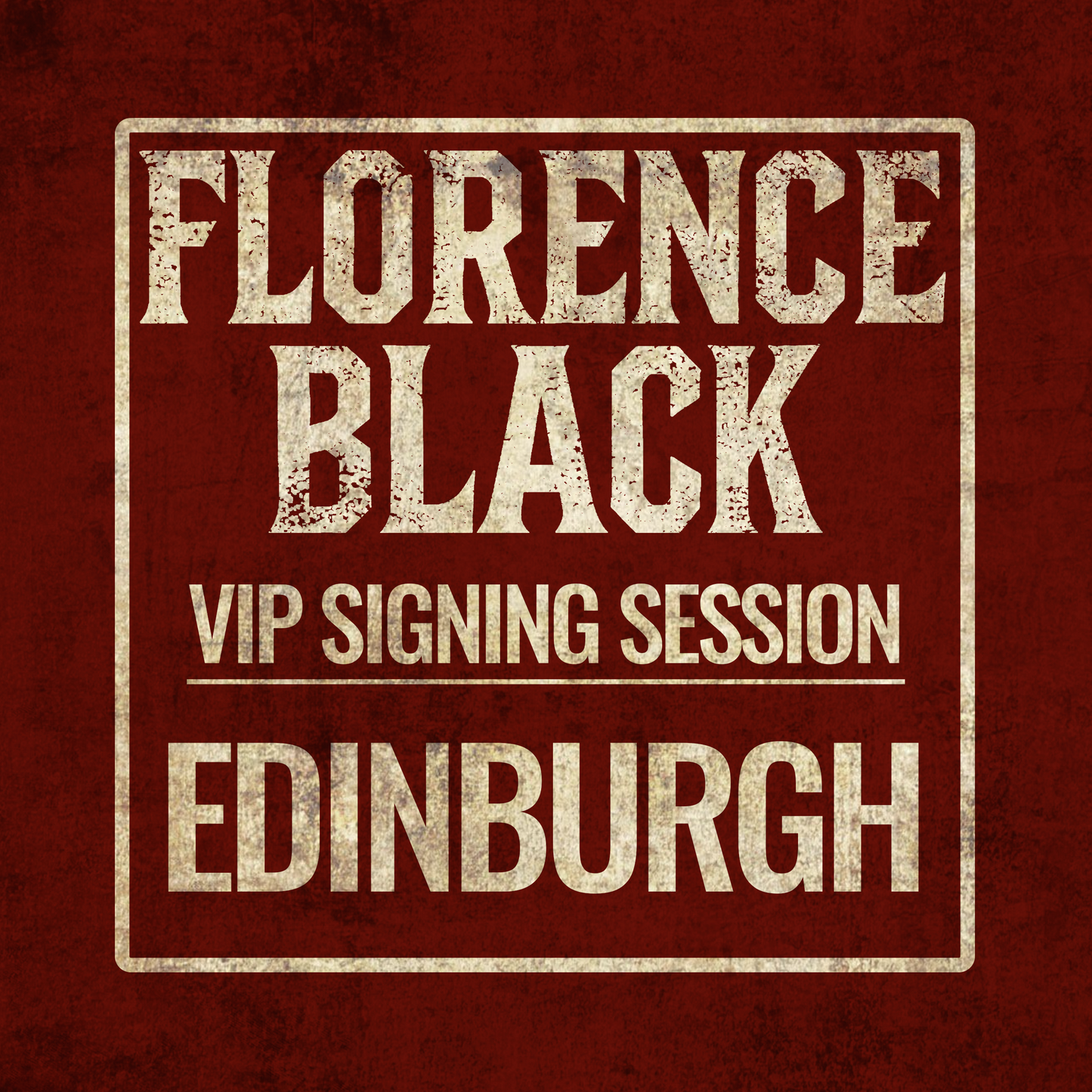 EDINBURGH: VIP SIGNING SESSION