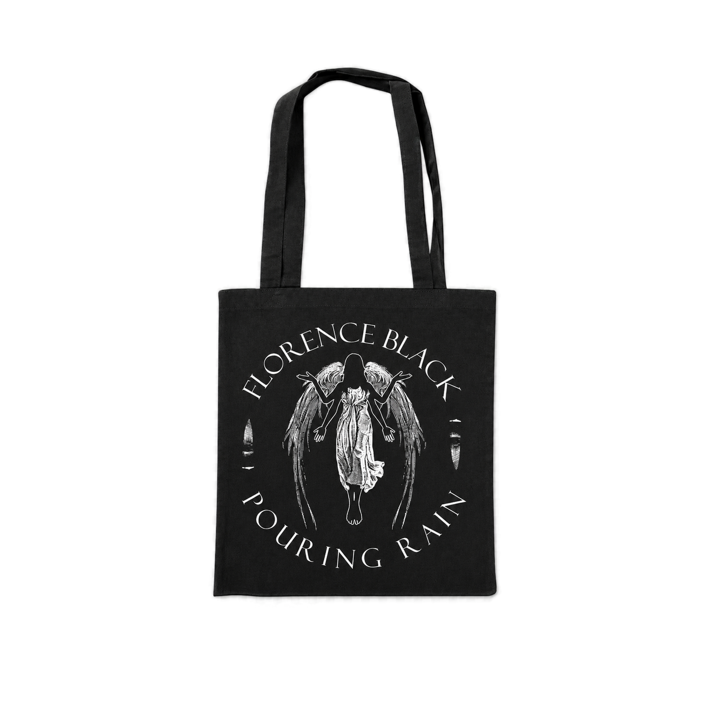 Pouring Rain Black Tote