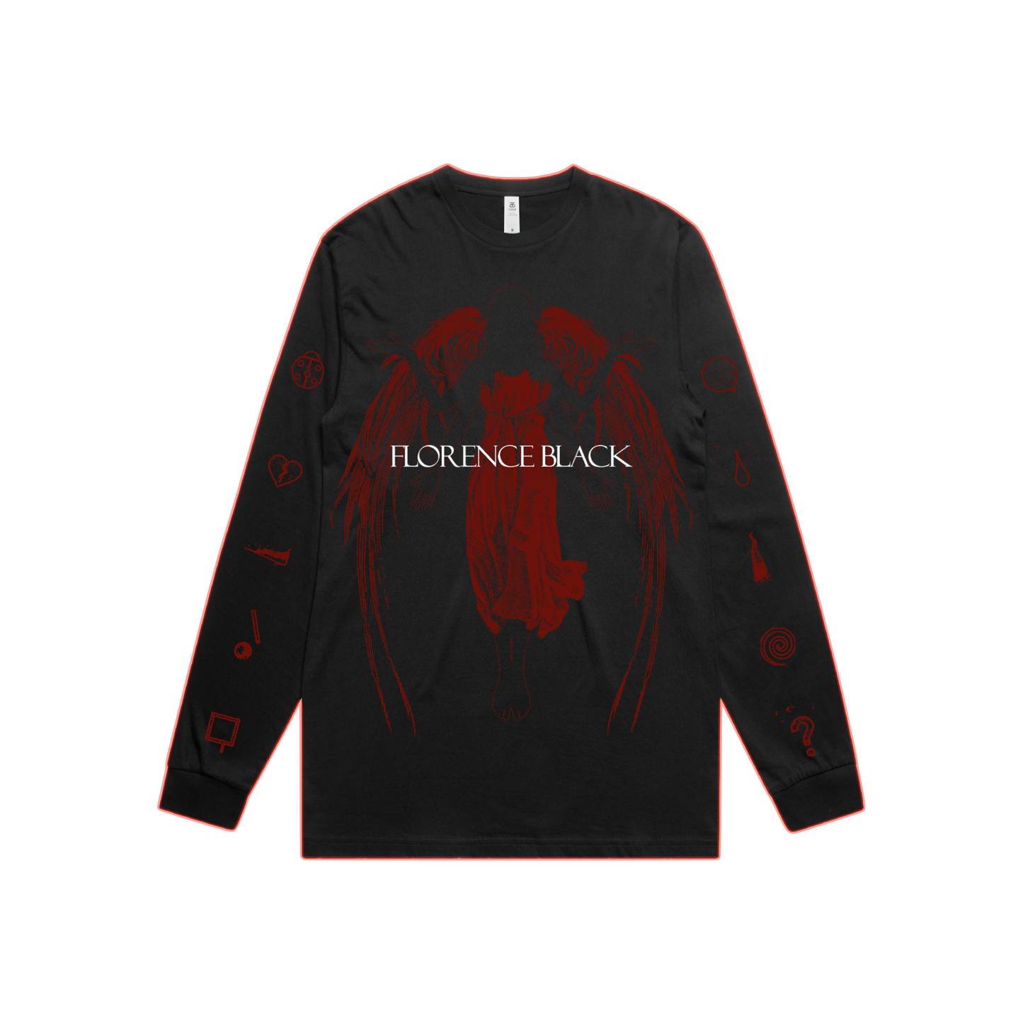 Pouring Rain Long Sleeve Album T-Shirt
